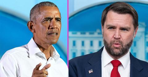 Composite photo of Barack Obama and J.D. Vance.
