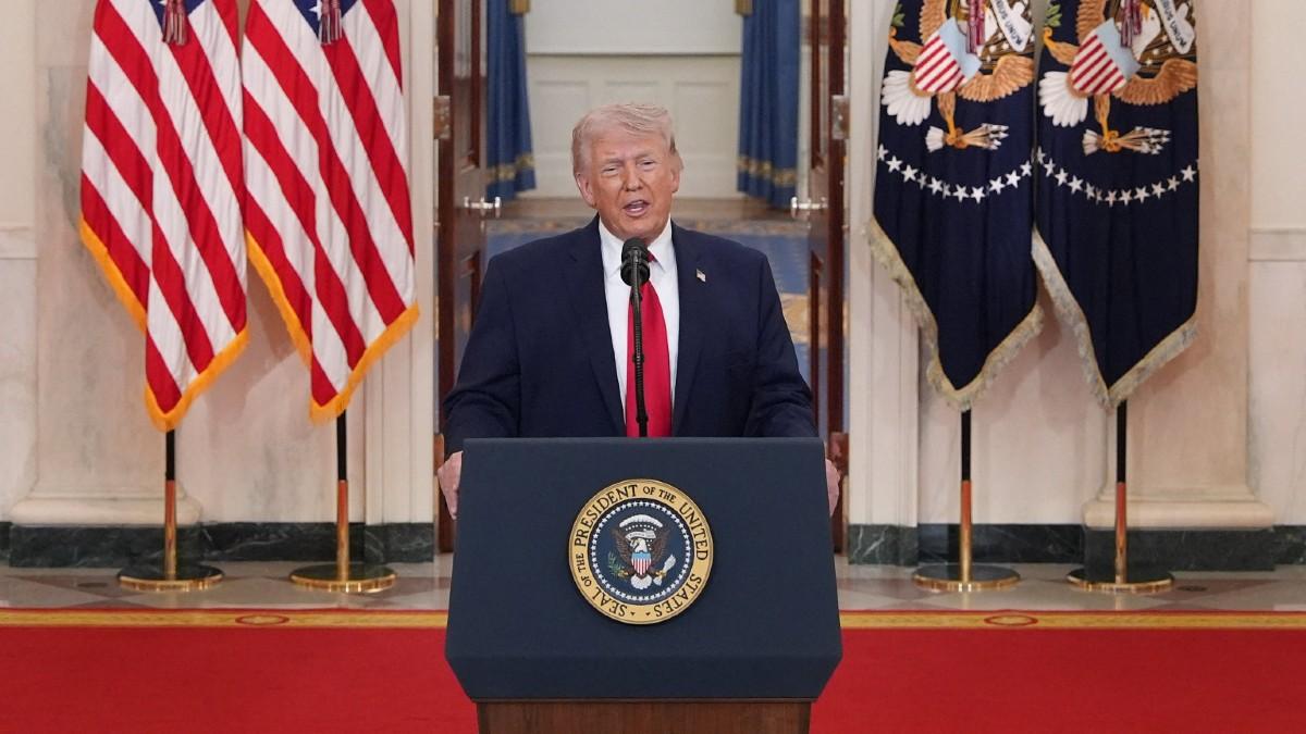 image of The White House defended Donald Trump, saying he 'works hard.' 