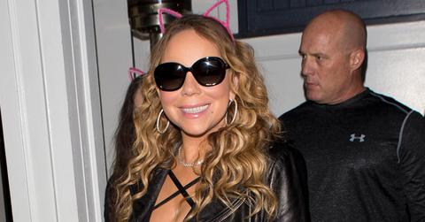 Mariah Carey wearing her 10 million dollar Engagement Ring took her Twin Children out for dinner at ‘AU Fudge’ in West Hollywood, CA