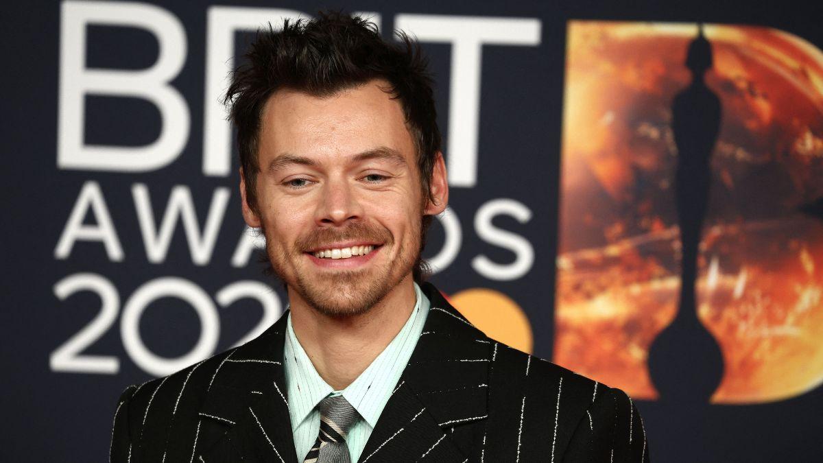 Image of Harry Styles previously dated Olivia Wilde.