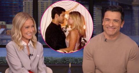 Composite photo of Kelly Ripa and Mark Consuelos.