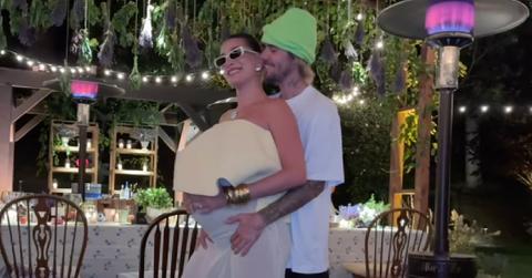 Photo of Hailey Bieber and Justin Bieber.