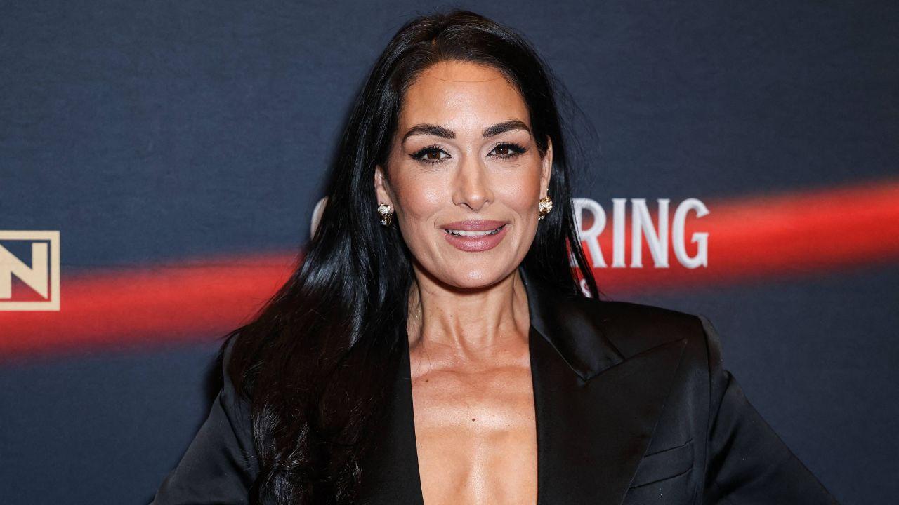 image of Brie Bella said she passed out after finally using the bathroom and was taken to the hospital by ambulance.