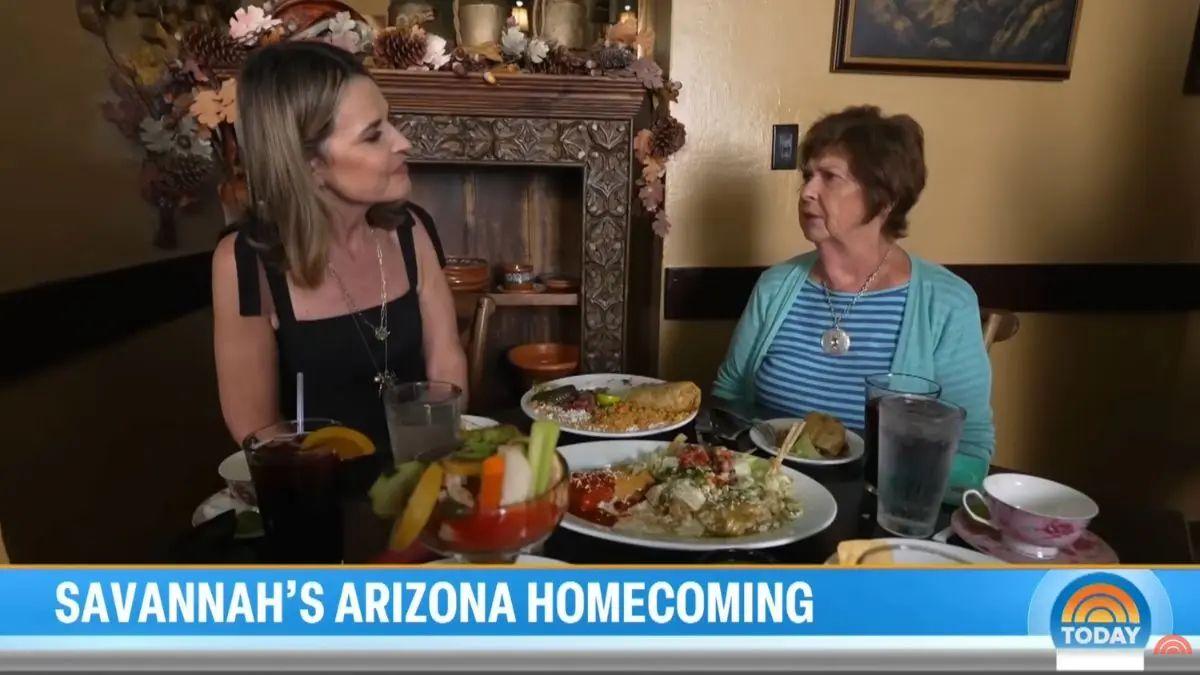 photo of savannah guthrie and mom nancy guthrie