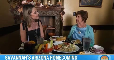 photo of savannah guthrie and mom nancy guthrie