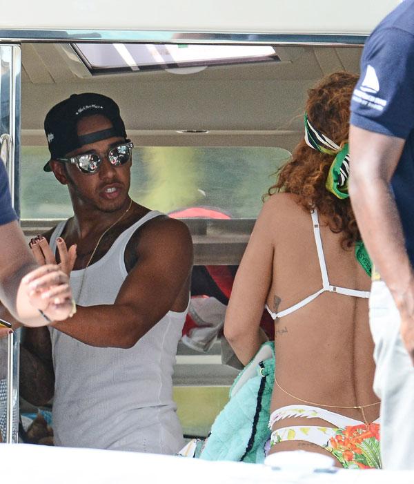 Rihanna lewis hamilton