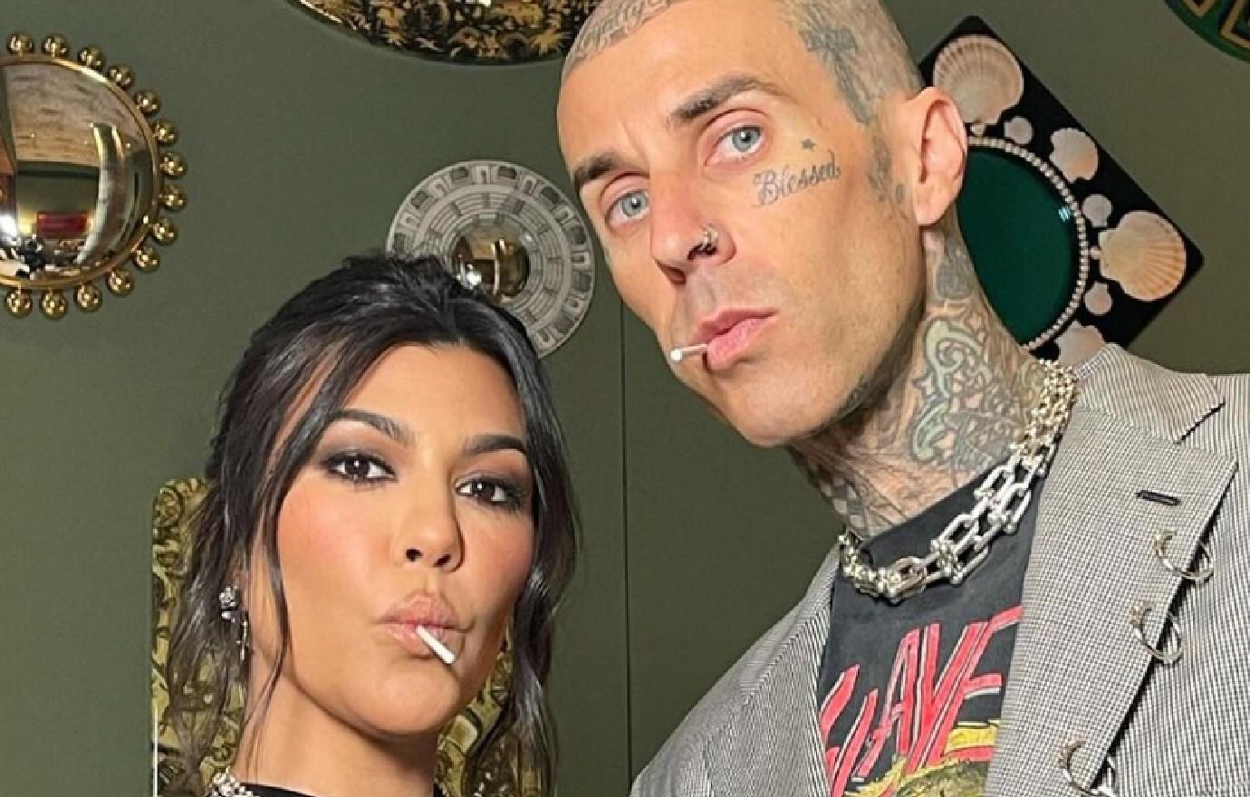 kourtney kardashian travis barker each other as much son rocky source