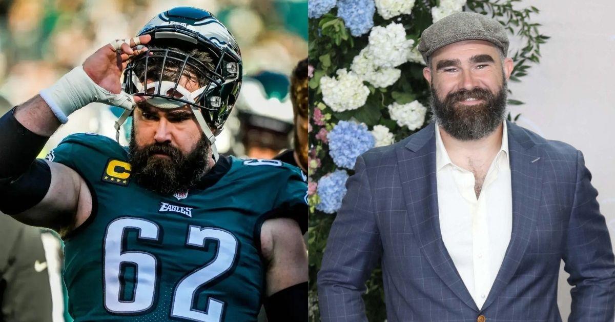 Composite photos of Jason Kelce