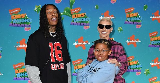 amber rose wiz khalifa best friends co parent son
