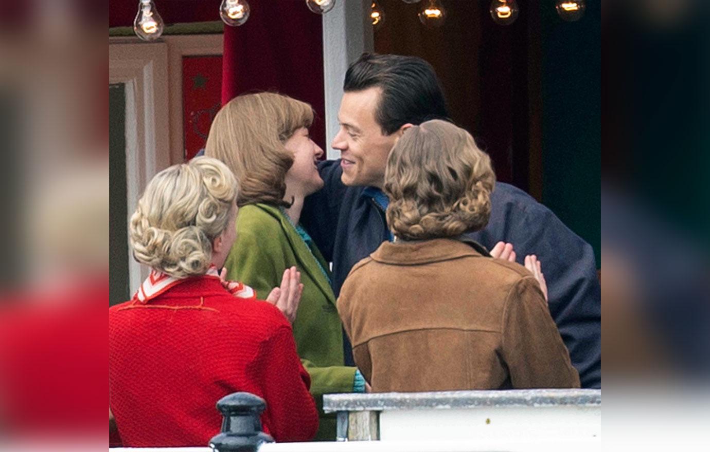 harry styles filming video my policeman on brighton pier