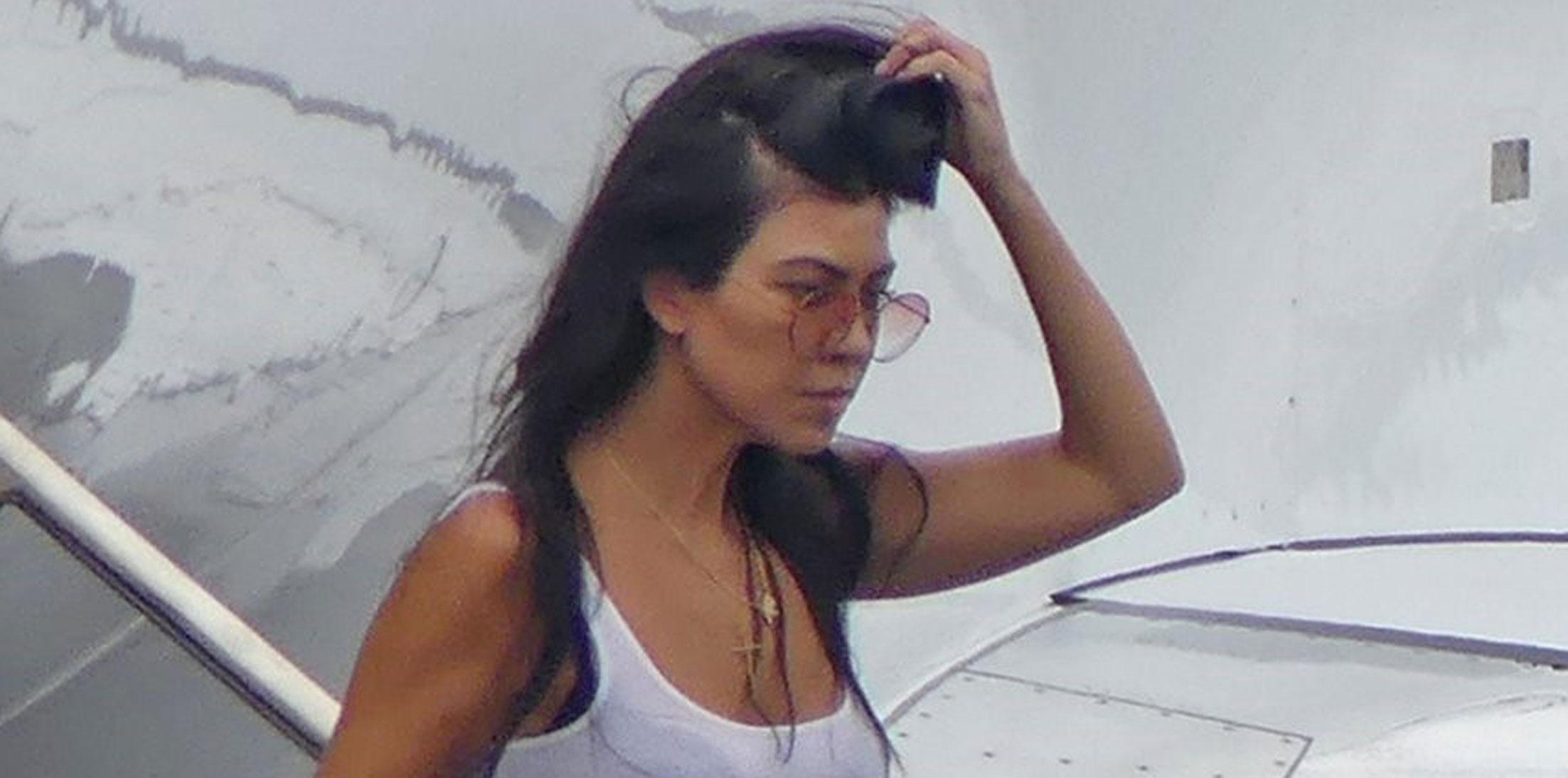 Kourtney Kardashian Sexy Miami Photos Long