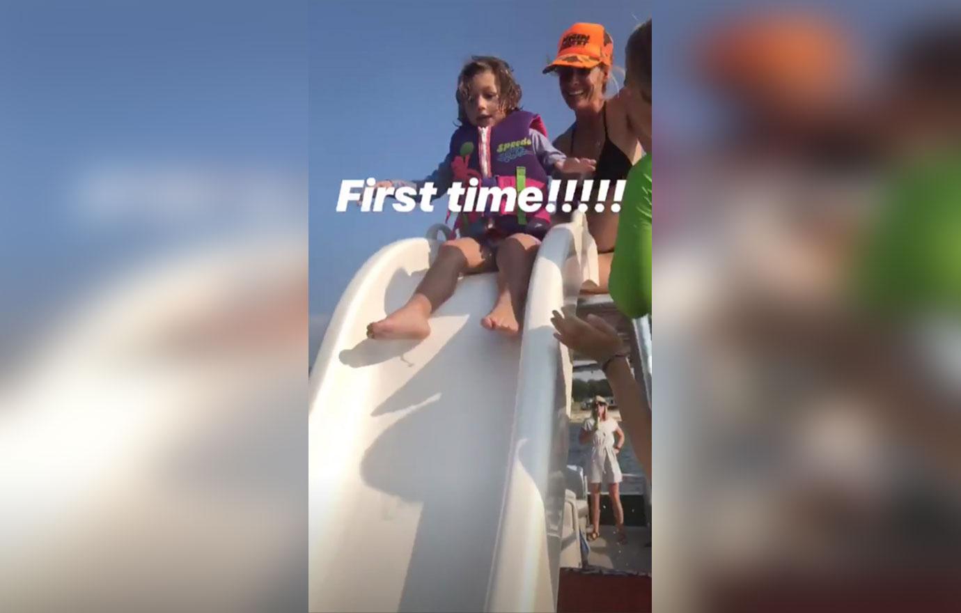 Gwen Stefani Blake Shelton Vacation Apollo Slide