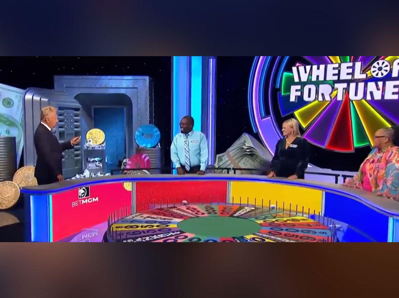 pat sajak laughs wheel of fortune contestants answer watch