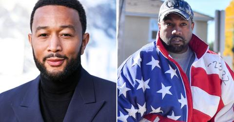 photo of John Legend and Kanye West