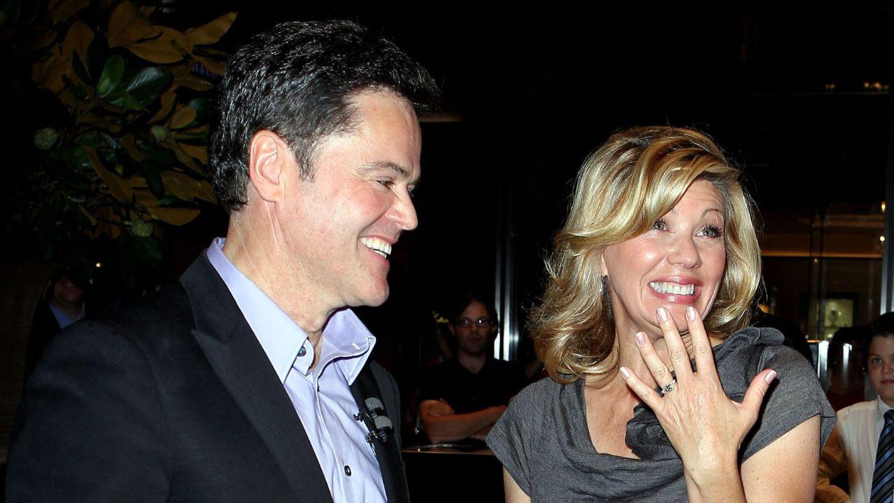 Photo of Donny Osmond and Debbie Glenn.
