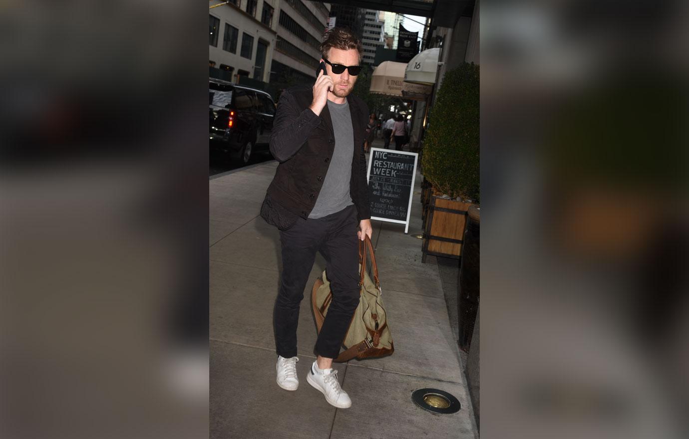 Ewan mcgregor at nyc hotel