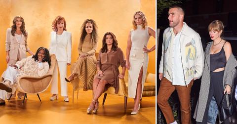 the view stars think taylor swifts boyfriend travis kelce red flags