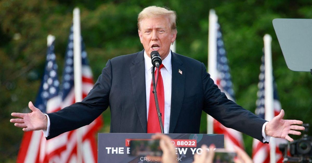 image of Donald Trump later continued the exchange by posting an edited image on social media comparing Kaitlan Collins to Dylan Mulvaney.