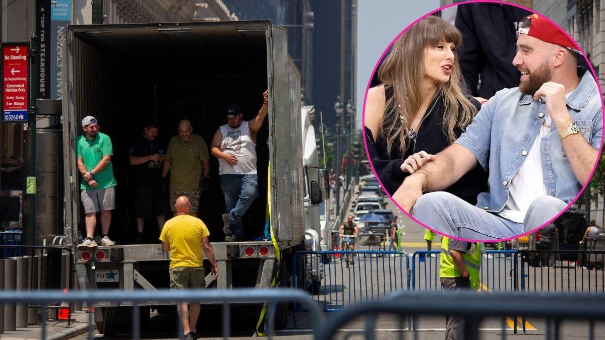 taylor swift travis kelce msg wedding decor