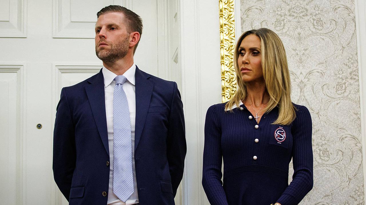 photo of Eric and Lara Trump share two children.