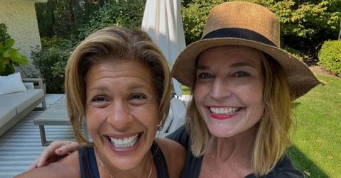 savannah guthrie visits today co host hoda kotb new home kids cute photos ig