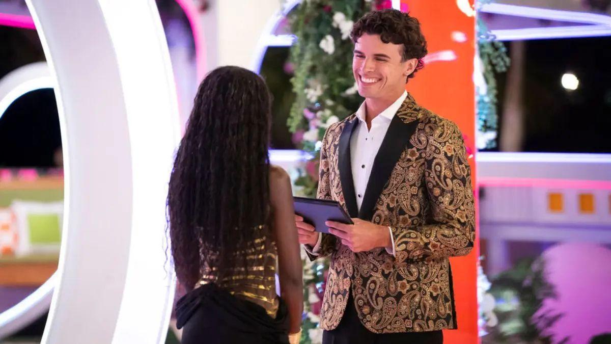 Photo of Nic Vansteenberghe and Olandria Carthen met on 'Love Island USA' season 7 in 2025.