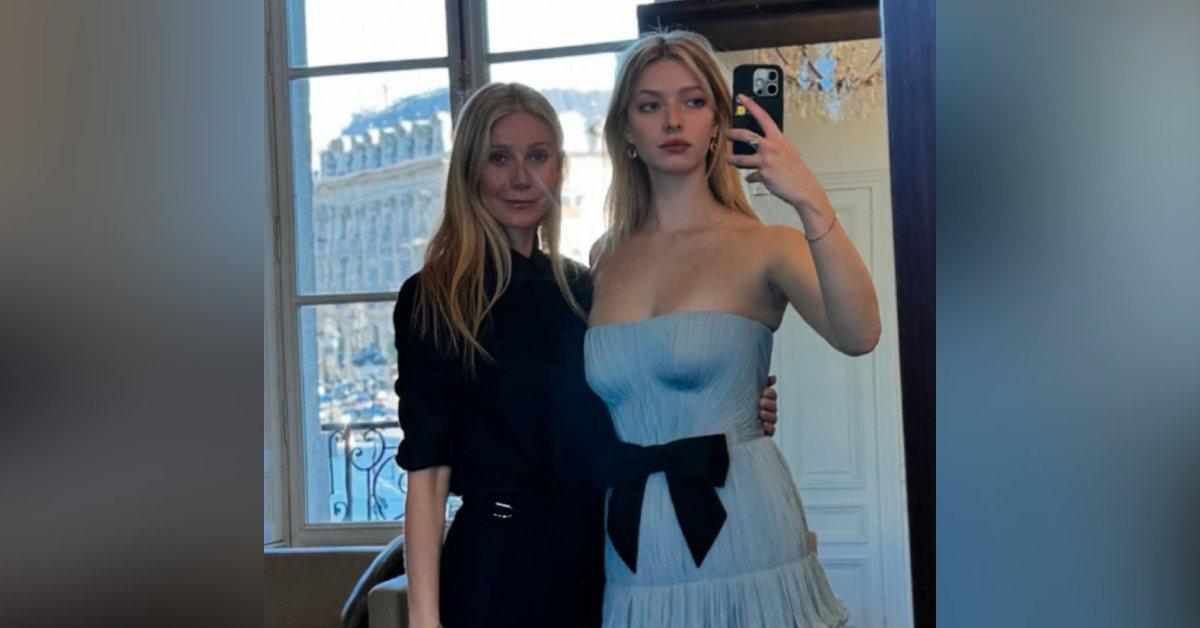 Photo of Gwyneth Paltrow and her daughter, Apple Martin.