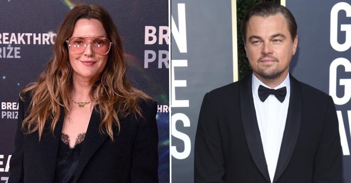 drew barrymore hits on leonardo dicaprio flirty comment