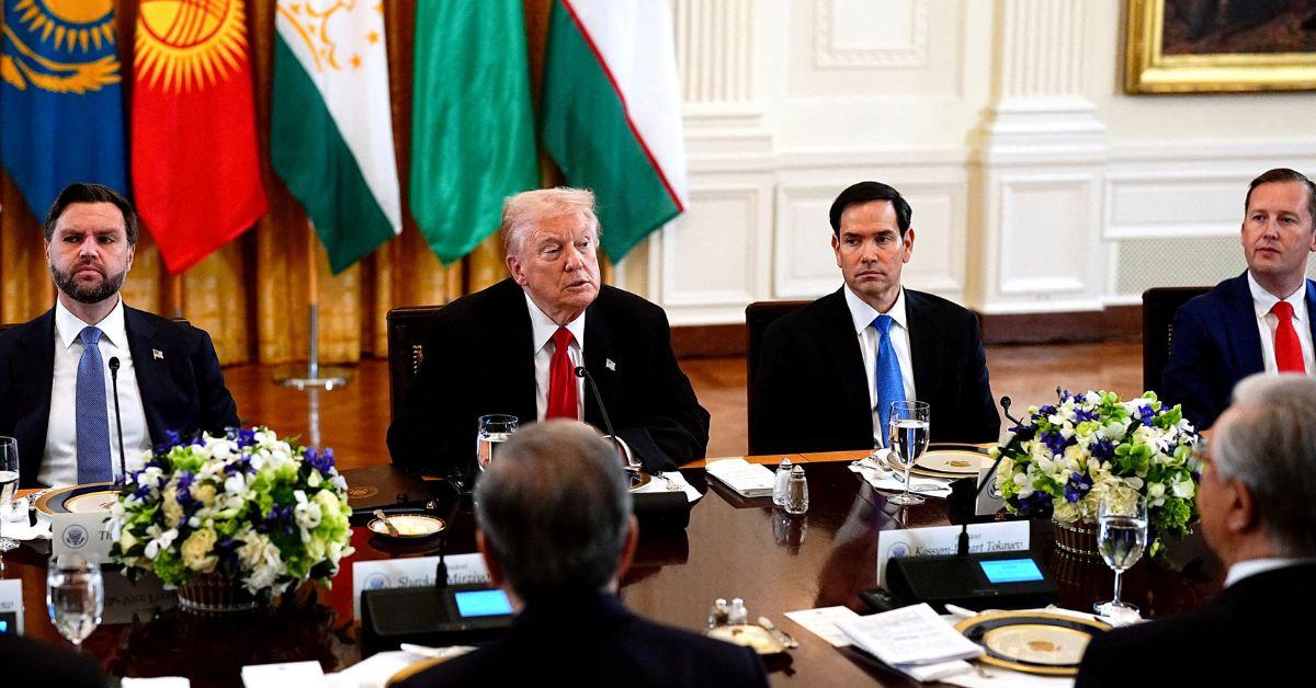 image of The president discussed his physical with reporters on Friday.