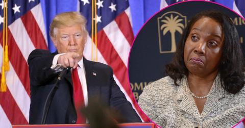 Split photo of Donald Trump and Lisa Cook