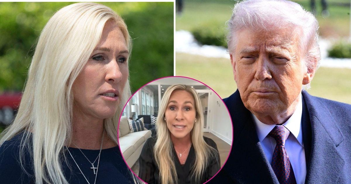 marjorie taylor greene donald trump clash