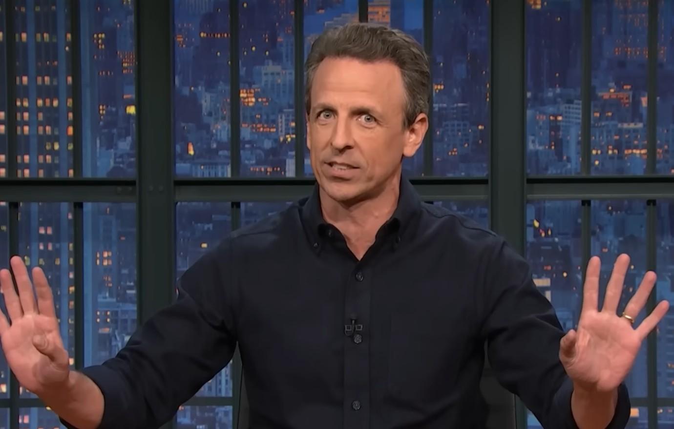 seth meyers ready face challenge laughter donald trump presidency