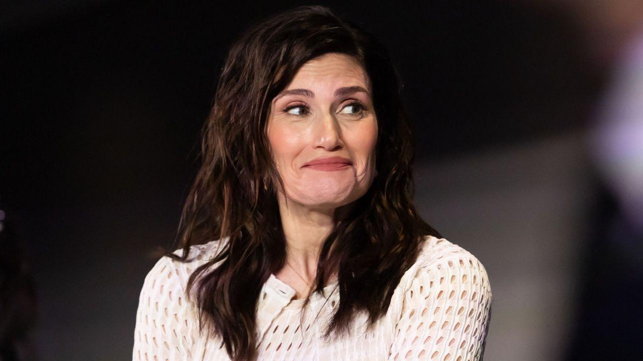 Image of Idina Menzel reflected on her struggles with self-esteem while filming 'Glee' after welcoming her son, Walker.