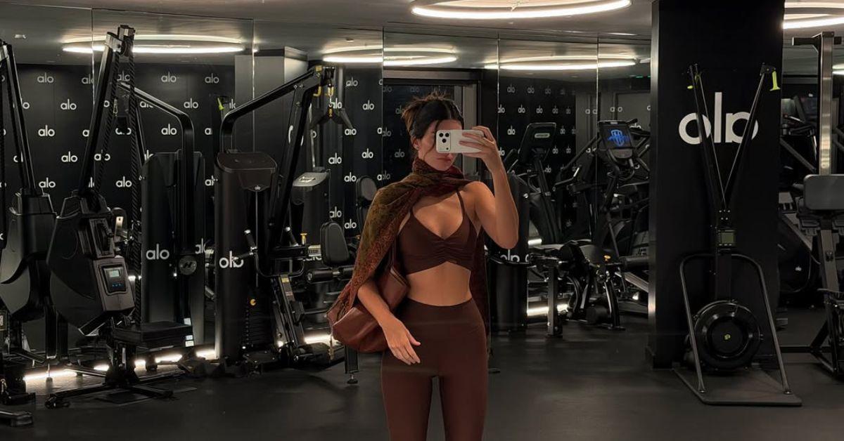 image of Kendal Jenner also posted workout photos. 