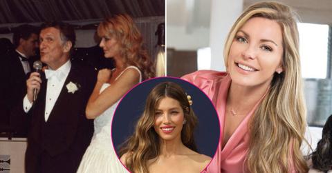 Hugh Hefner, Jessica Biel, Kimberly Hefner, Crystal Harris