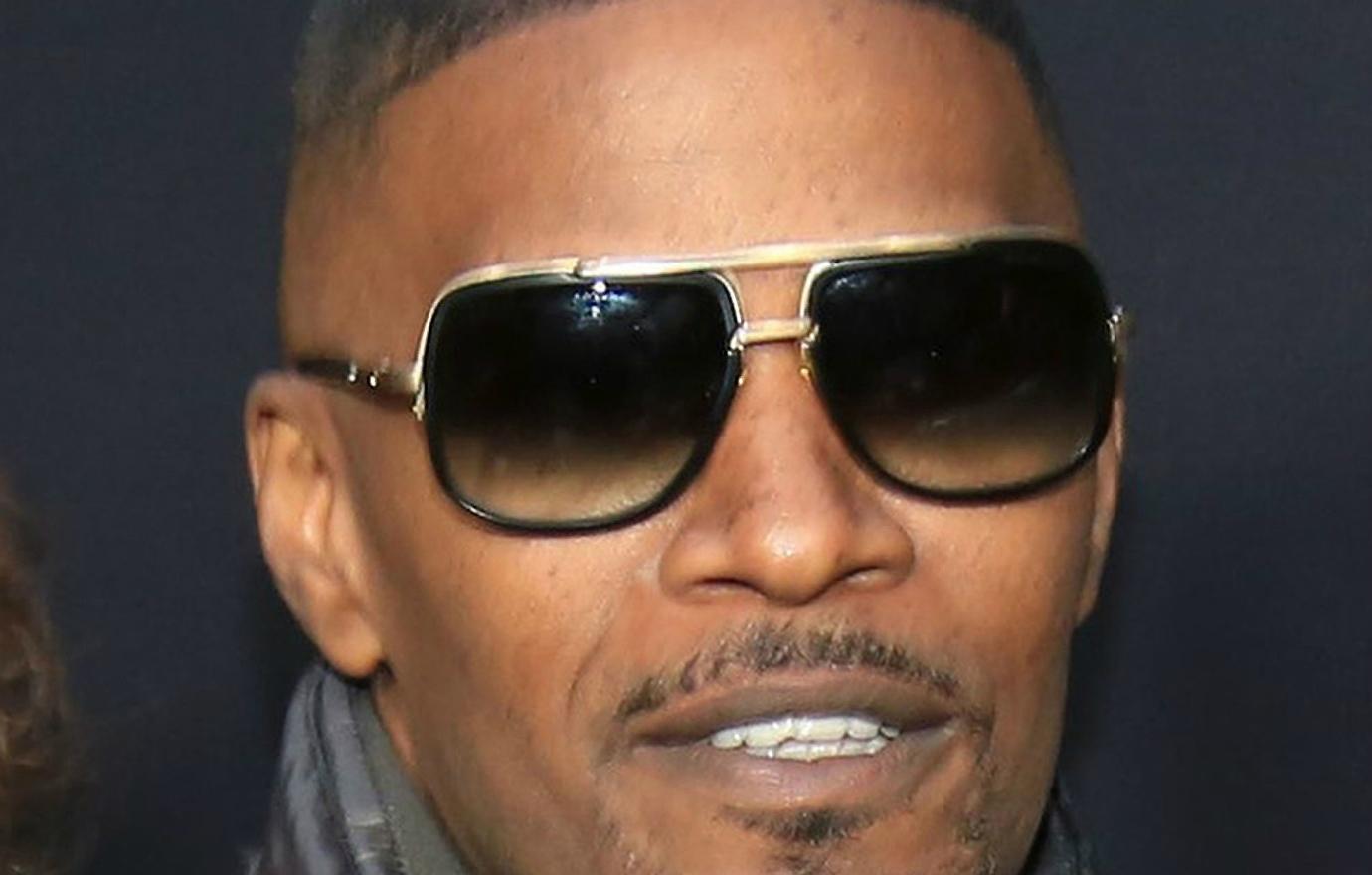 Jamie Foxx was seen in Los Angeles, California, in black shades at a recent event.