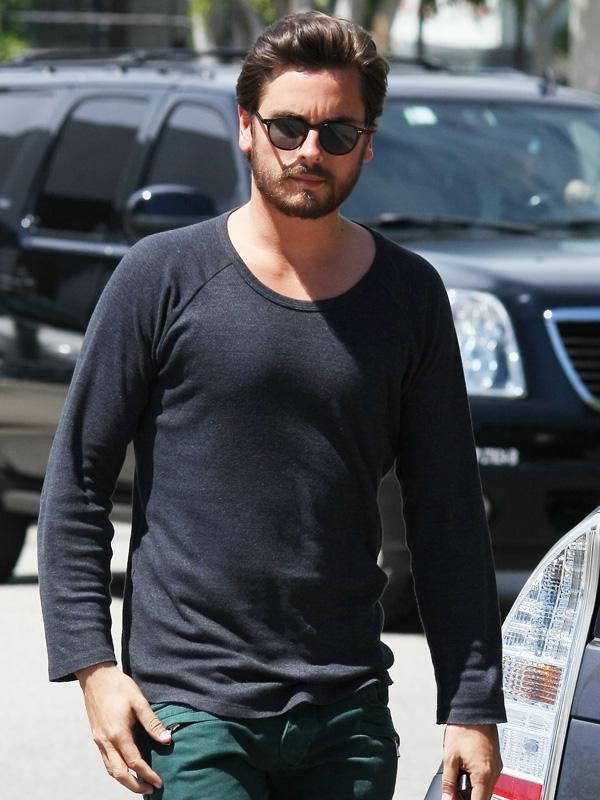 Scott Disick heads to hair salon in West Hollywood, CA