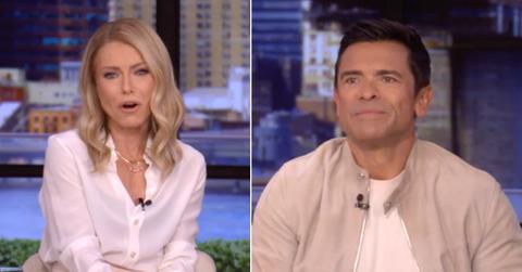 Photo of Kelly Ripa; picture of Mark Consuelos.