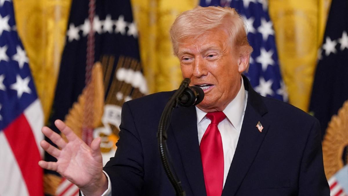 image of Donald Trump spoke at an event on March 12 — but said he was unprepared. 