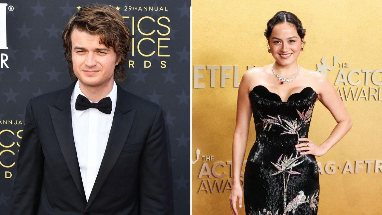 image of Joe Keery and Chase Sui Wonders appeared to share a hug and a kiss on the cheek.