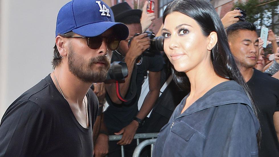 Kourtney kardashian leave scott disick broke