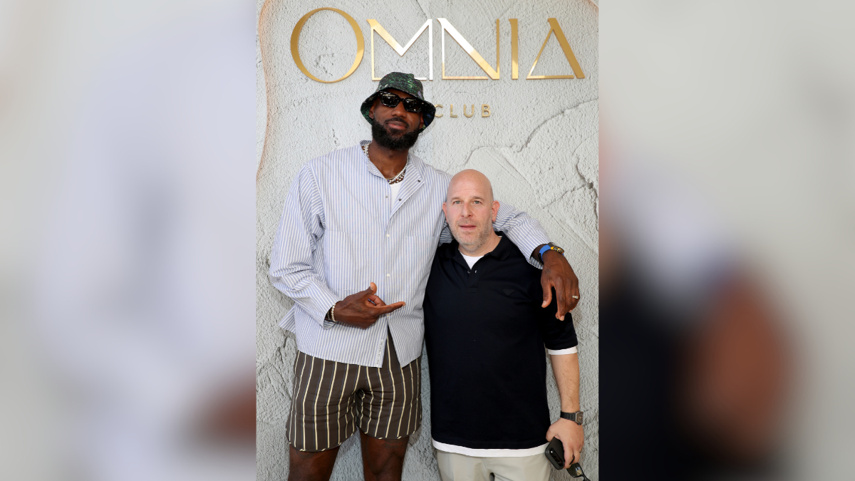omnia dayclub opens with a bang lebron james sofia vergara and a world record motorcycle jump mark las vegas hottest new venue