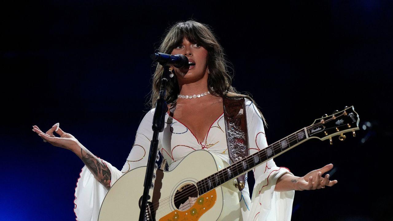 Image of The rising country star traced her musical journey from social media covers to mainstream success.