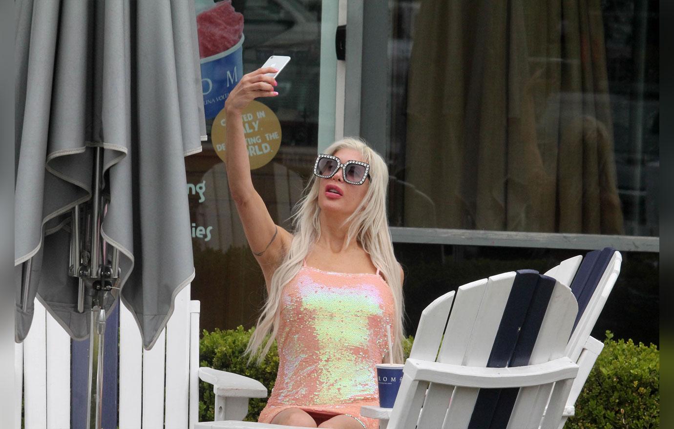 &#8220;Celebrity Big Brother&#8221; Star Frenchy Morgan spotted getting Ice Cream