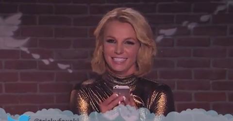 Britney spears celebrities read mean tweets