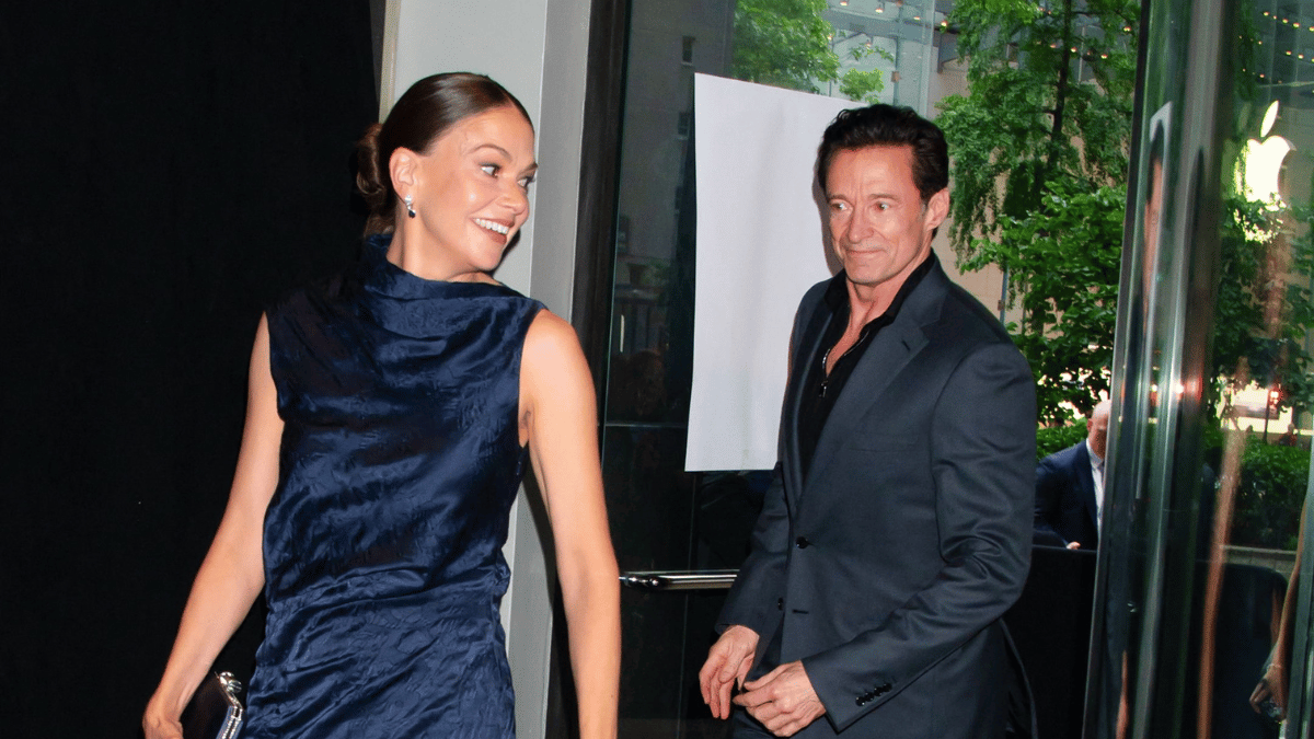Photo of Sutton Foster and Hugh Jackman
