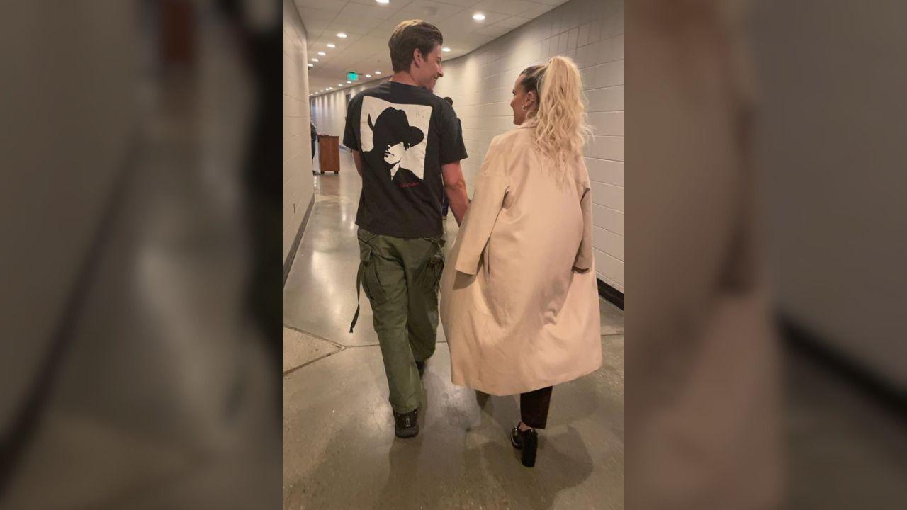 image of Millie and Jake share snippets of their love on social media.