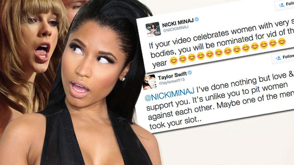 Nicki minah taylor swift feud mtv vmas copy