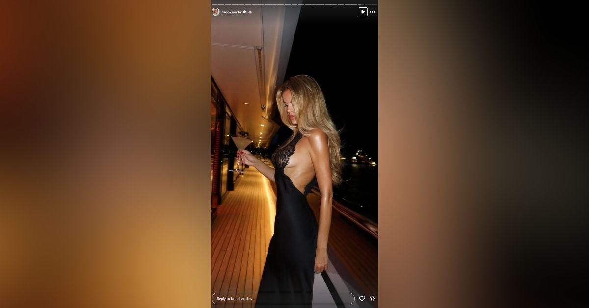 image of Brooks Nader celebrated her 29th birthday in St. Barts.