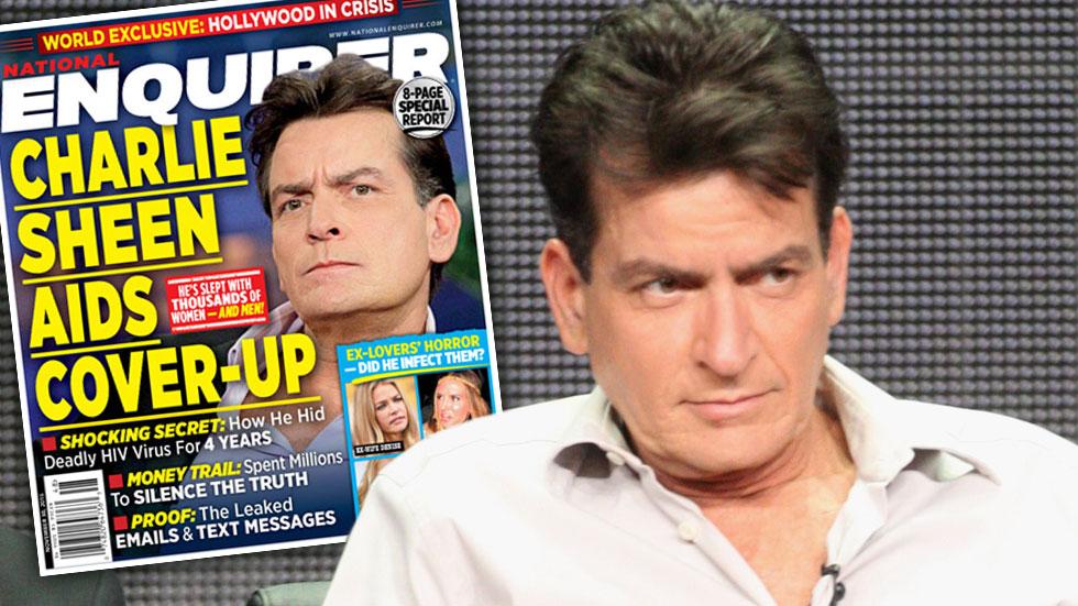 Charlie sheen hiv postive leaving US